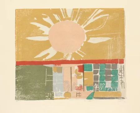 Литография Saetti - SEI MURI DI SAETTI