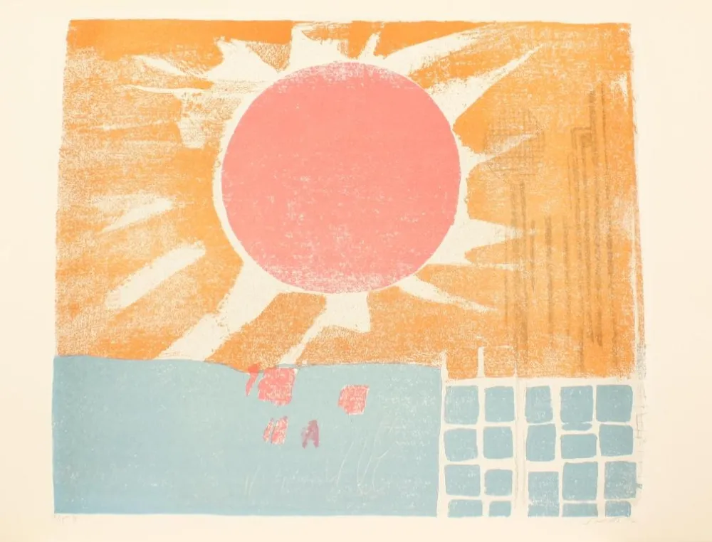 Литография Saetti - SEI MURI DI SAETTI