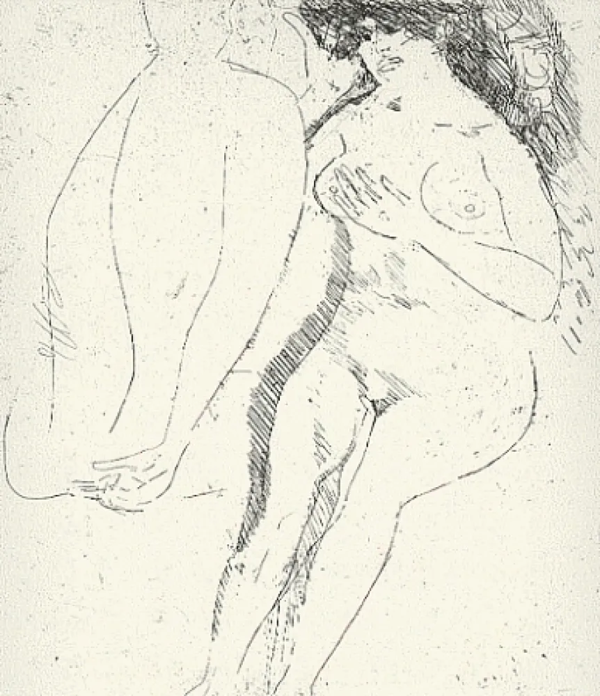 Гравюра Saetti - Senza titolo