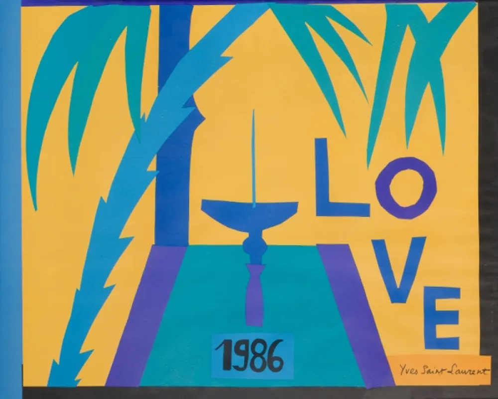 Гашение Saint Laurent - LOVE 1986