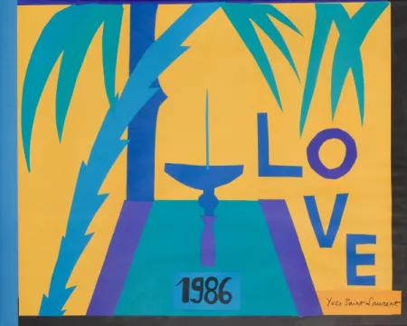 Гашение Saint Laurent - LOVE 1986