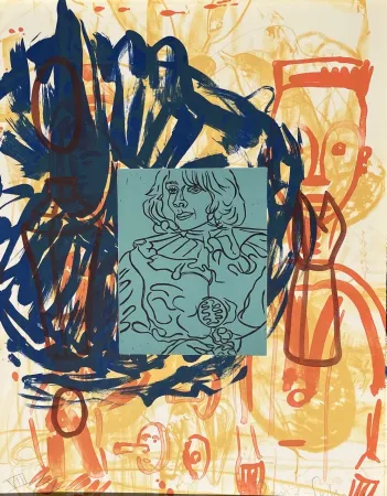 Литография Salle - Liveley Iris III