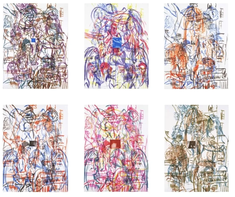 Литография Salle - Theme for an Aztec Moralist Portfolio