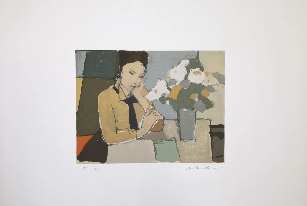 Сериграфия Salvadori - Busto di Flora