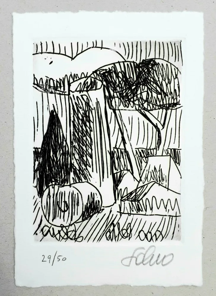 Гравюра Salvo - Nascere due volte