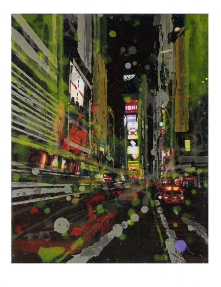 Гравюра Salzmann - NEW YORK