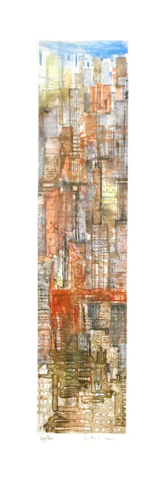 Офорт И Аквитанта Salzmann - New York Midtown