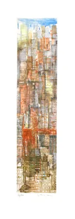 Офорт И Аквитанта Salzmann - New York Midtown