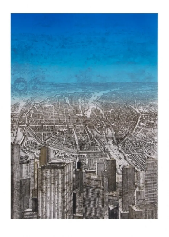 Офорт И Аквитанта Salzmann - Paris de la Défense