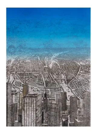 Офорт И Аквитанта Salzmann - Paris de la Défense