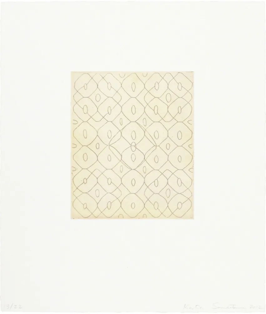 Гравюра Santibañez - El silencio de los recuerdos