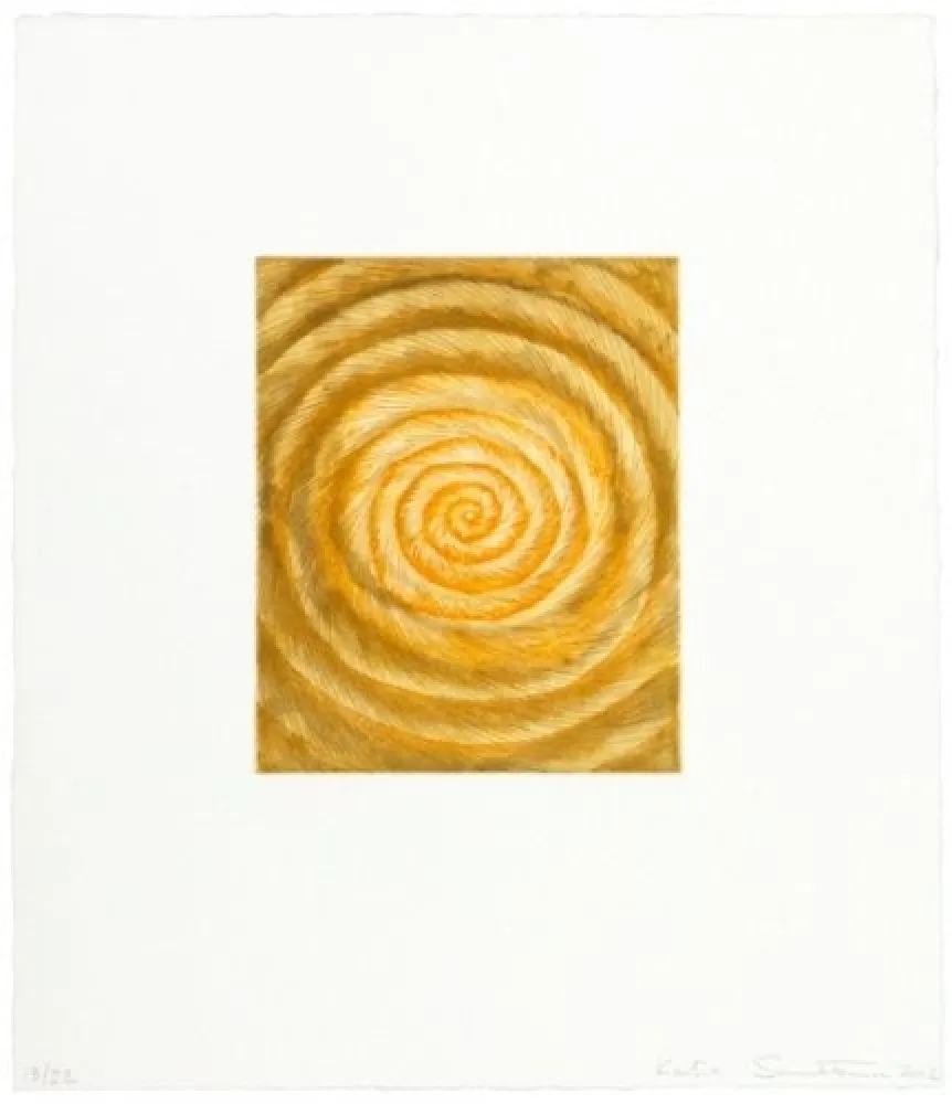Гравюра Santibañez - La espiral caprichosa