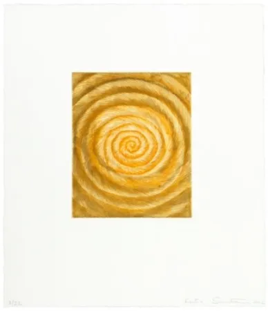 Гравюра Santibañez - La espiral caprichosa