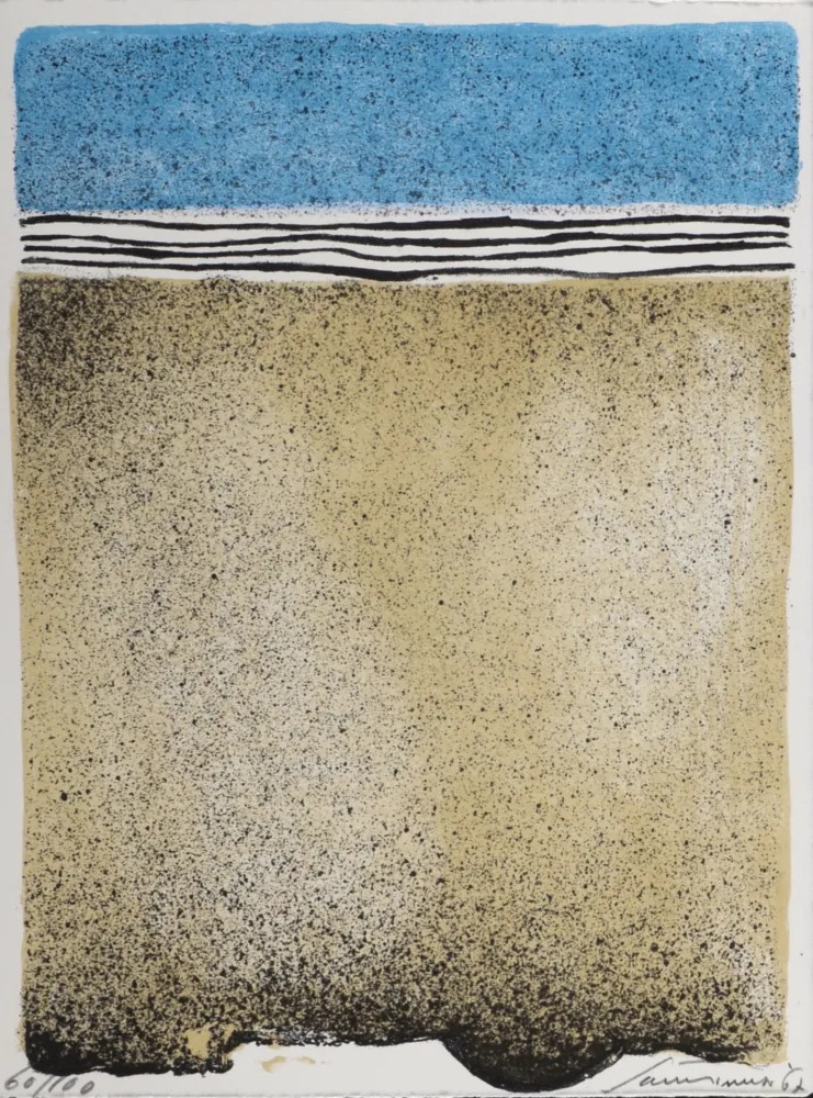 Литография Santomaso - Abstract Composition, 1967 - Hand-signed!