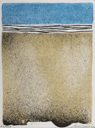 Литография Santomaso - Abstract Composition, 1967 - Hand-signed!