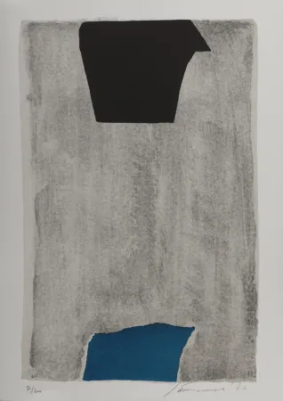 Литография Santomaso - Abstract Composition, 1974 - Hand-signed