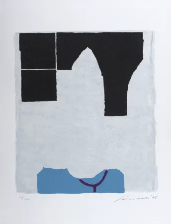 Литография Santomaso - Abstract Composition, 1979 - Hand-signed