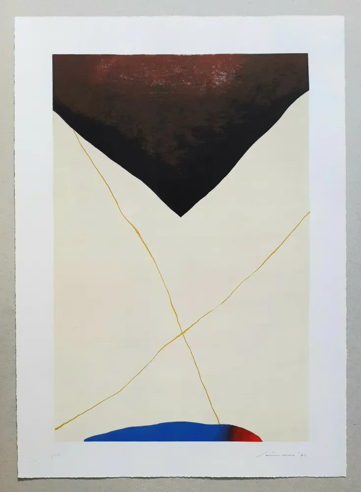 Литография Santomaso - Composizione