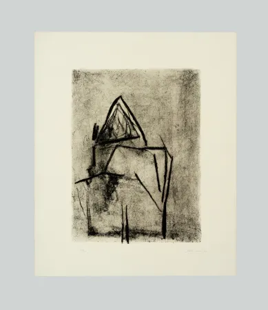 Гравюра Santomaso - Composizione