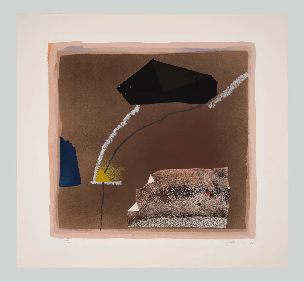 Сериграфия Santomaso - Composizione