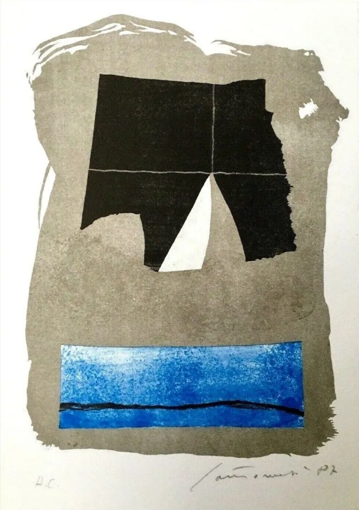 Литография Santomaso - Composizione