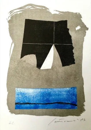 Литография Santomaso - Composizione