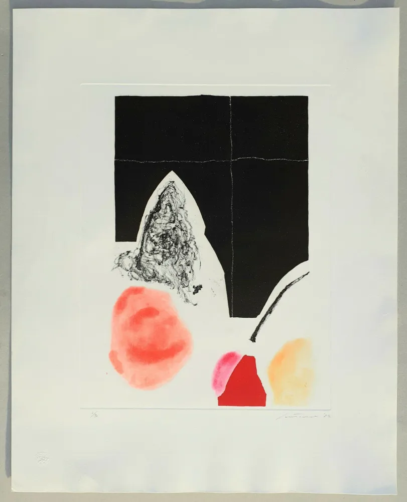 Гравюра Santomaso - Composizione tav. 4