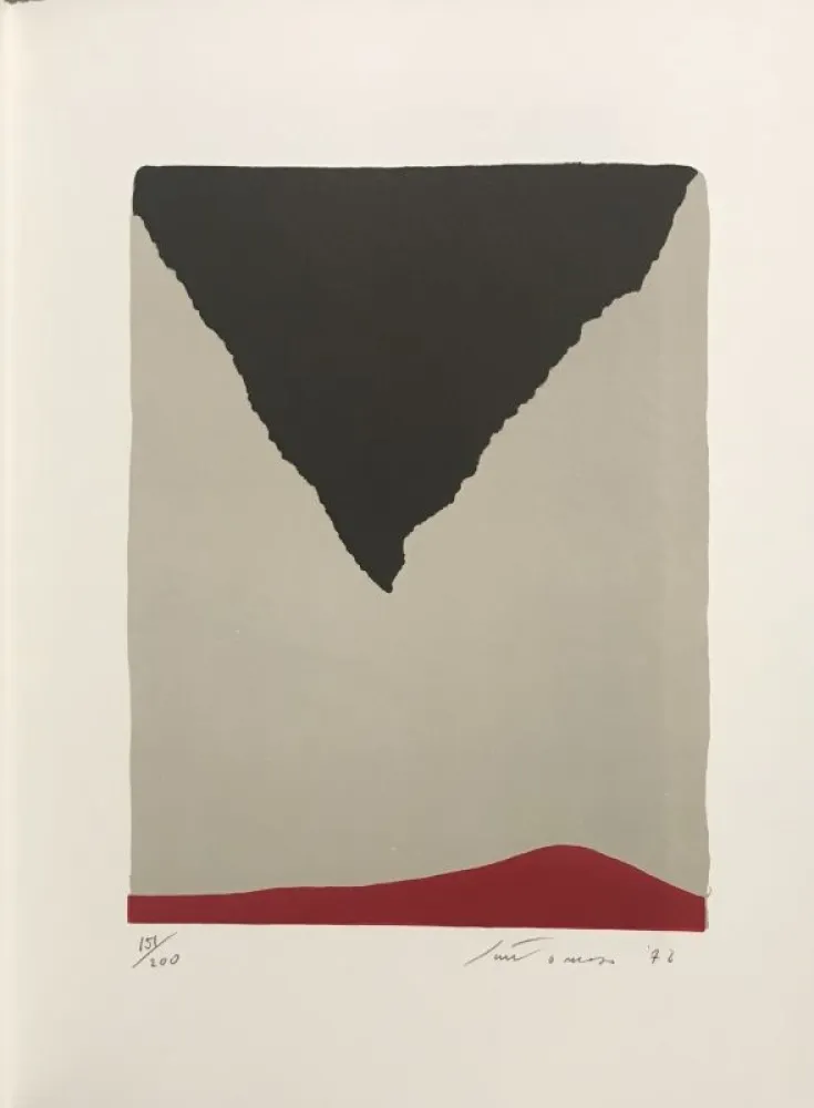 Литография Santomaso - Erker-Treffen 1