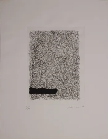 Офорт И Аквитанта Santomaso - Maglia interrotta