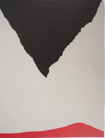 Литография Santomaso - Montagne Noire Renversée 