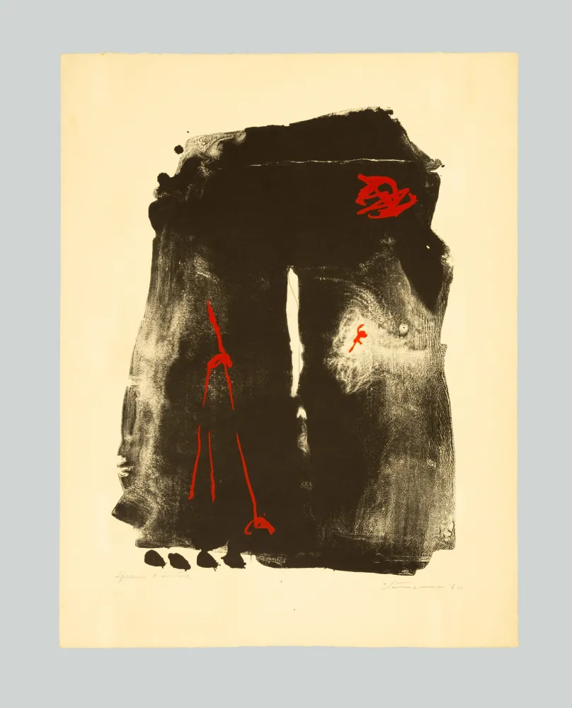 Литография Santomaso - Omaggio a Marco Polo