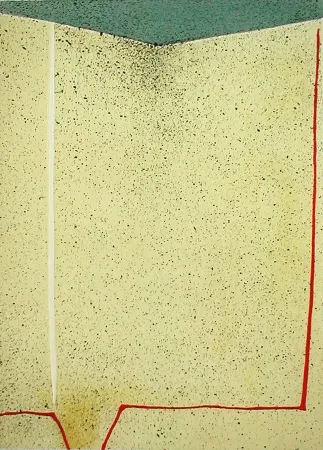 Литография Santomaso - Omaggio al Crosifisso di Cimabue