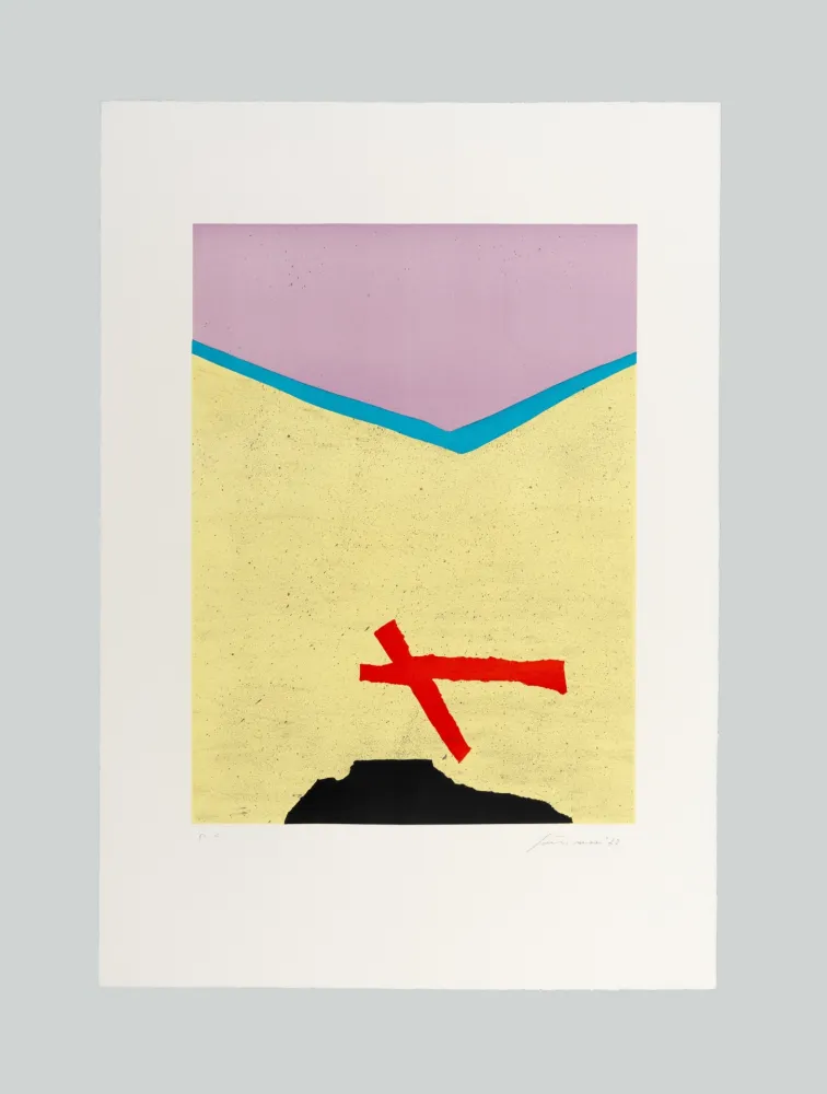 Литография Santomaso - Racconto