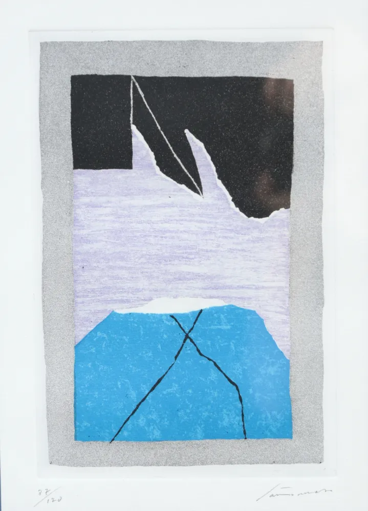 Акватинта Santomaso - SENZA TITOLO