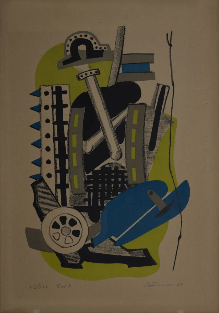 Литография Santomaso - Tav. 5