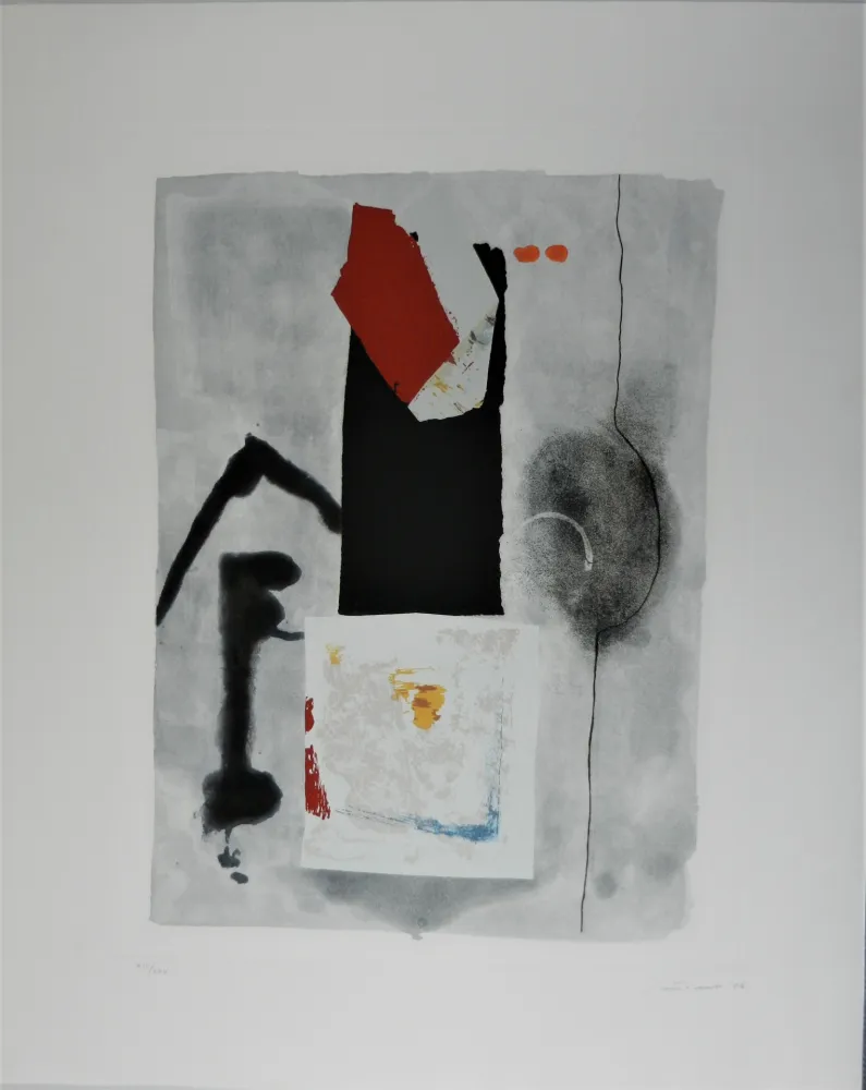 Офорт И Аквитанта Santomaso - Utitled