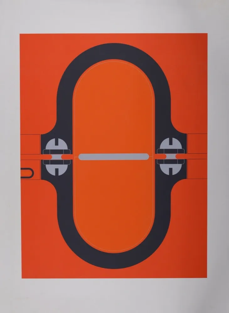 Сериграфия Sato - Composition Pop (Animals of the night), 1971