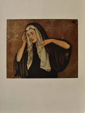 Гравюра Sauer - La religieuse