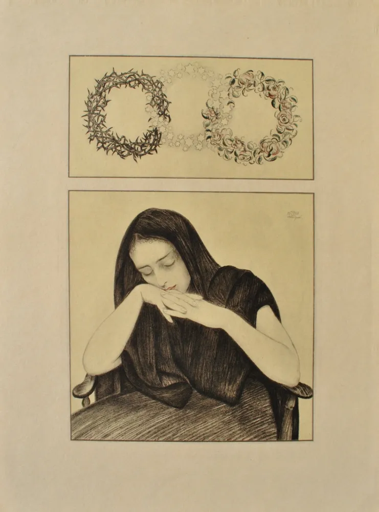 Гравюра Sauer - Le repos