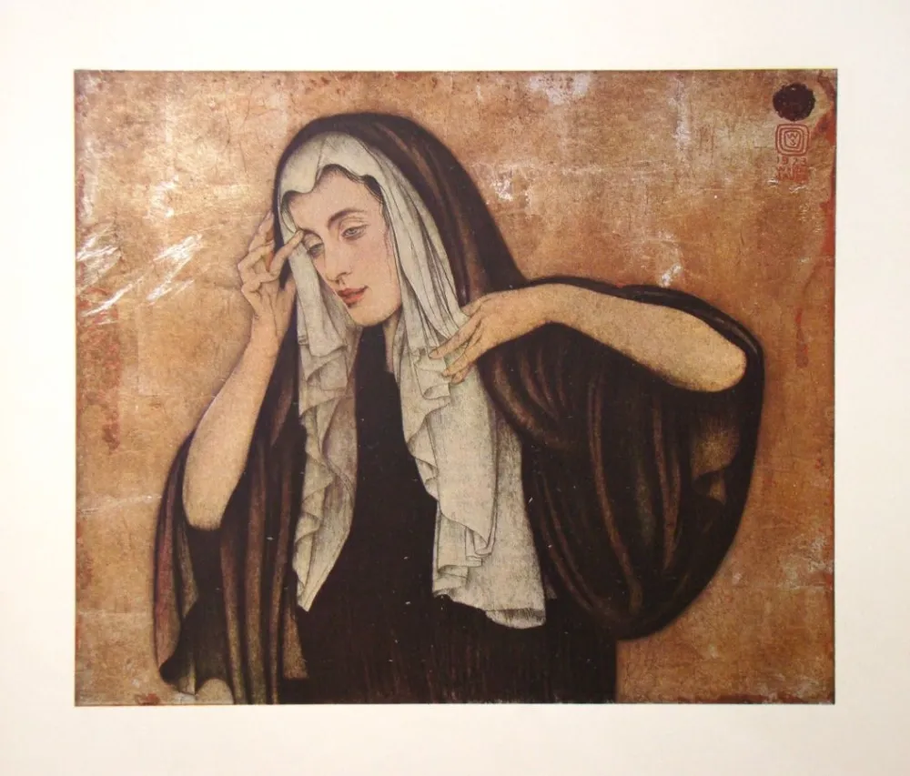 Гравюра Sauer - Pleureuse