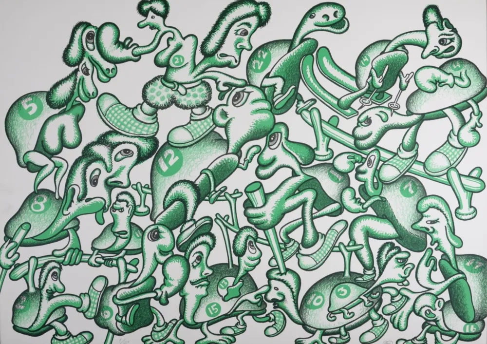 Литография Saul - Composition