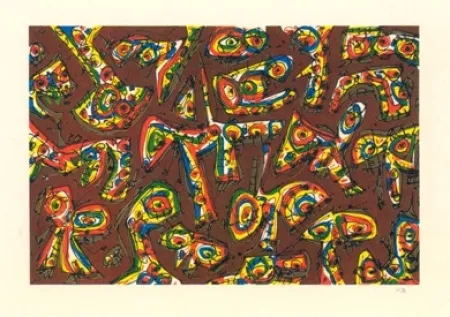 Литография Saura - Abierta 10