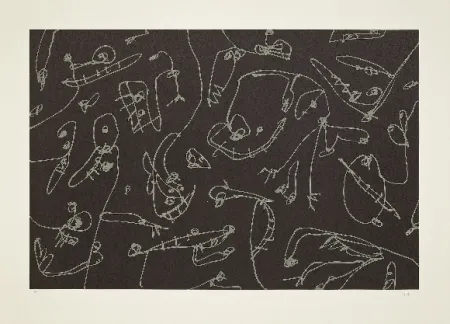 Литография Saura - Abierta 5