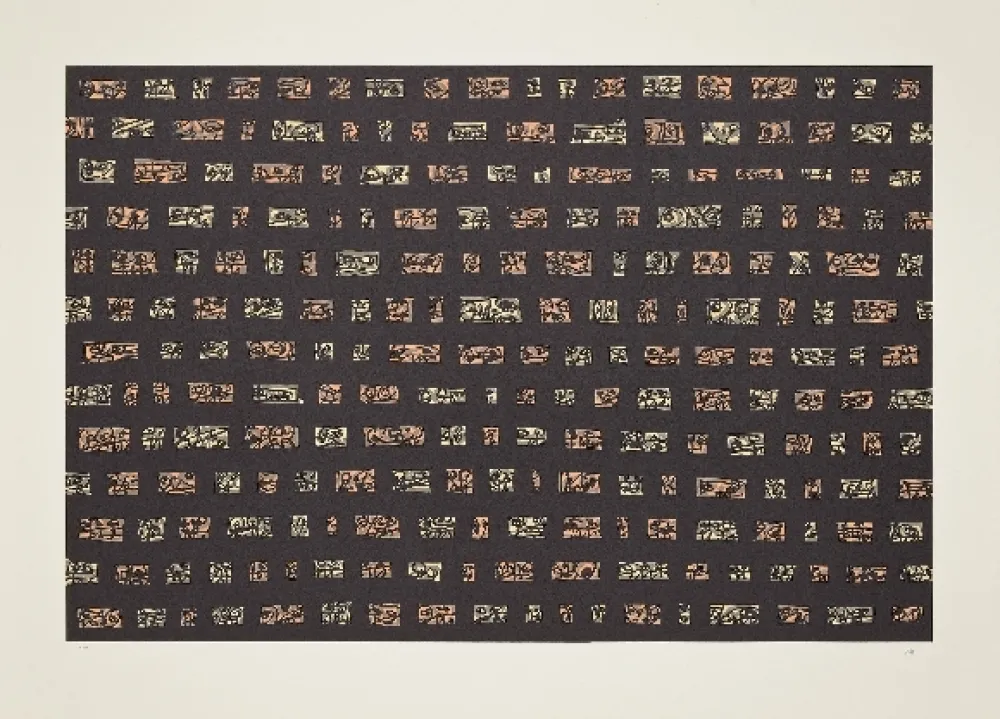 Литография Saura - Abierta 9