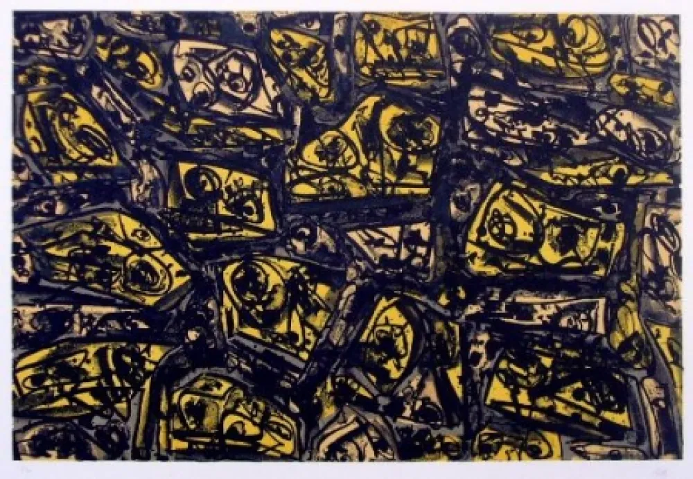 Литография Saura - Antonio Saura