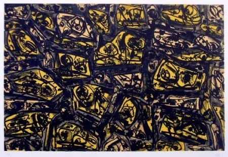 Литография Saura - Antonio Saura