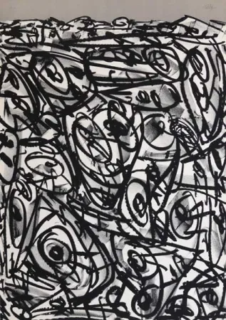 Литография Saura - Antonio Saura