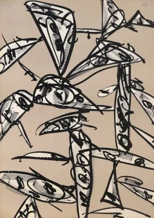 Литография Saura - Antonio Saura