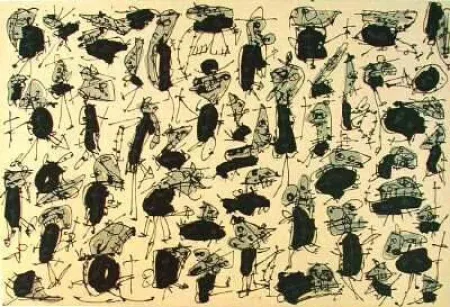 Литография Saura - Antonio Saura