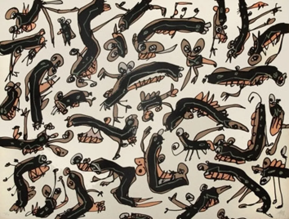 Литография Saura - Antonio Saura